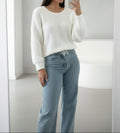 Pull col rond Julie
